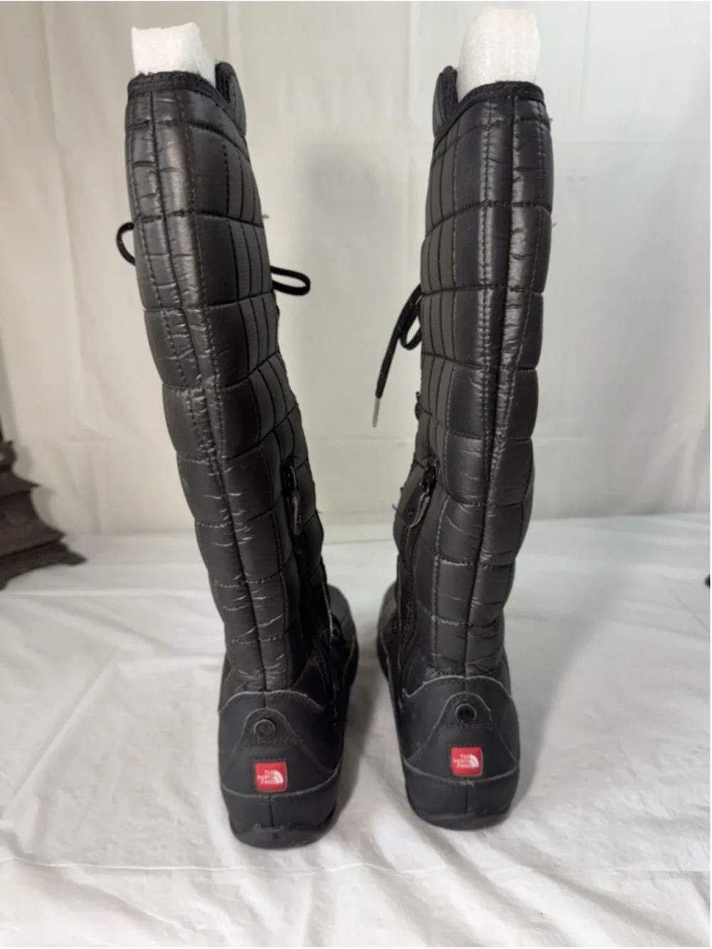 The North Face Svetlana Primaloft Insulated Quilted Winter Boots Black Sz 7.5 M
